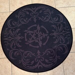 Kill star black rug
